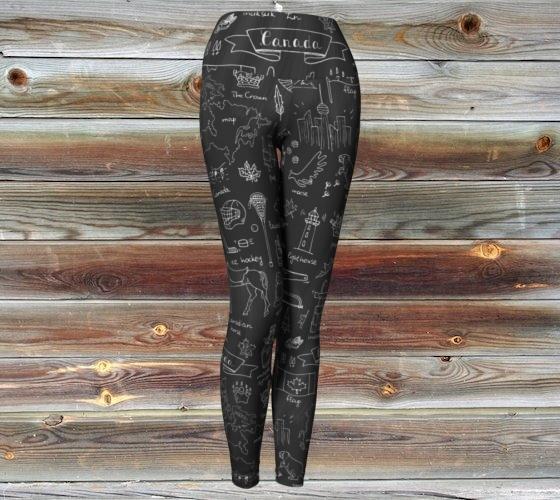 Canadiana Yoga Leggings
