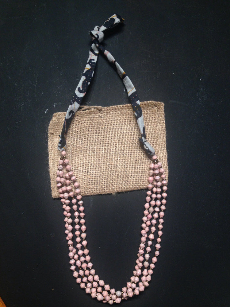 Double Necklace (Ballet Pink)
