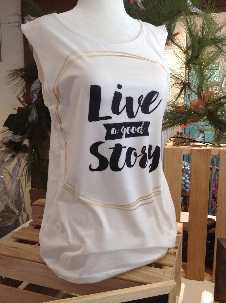 Live Loose Fitting Long Tank