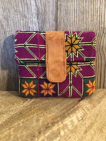 Square Suede Pouch