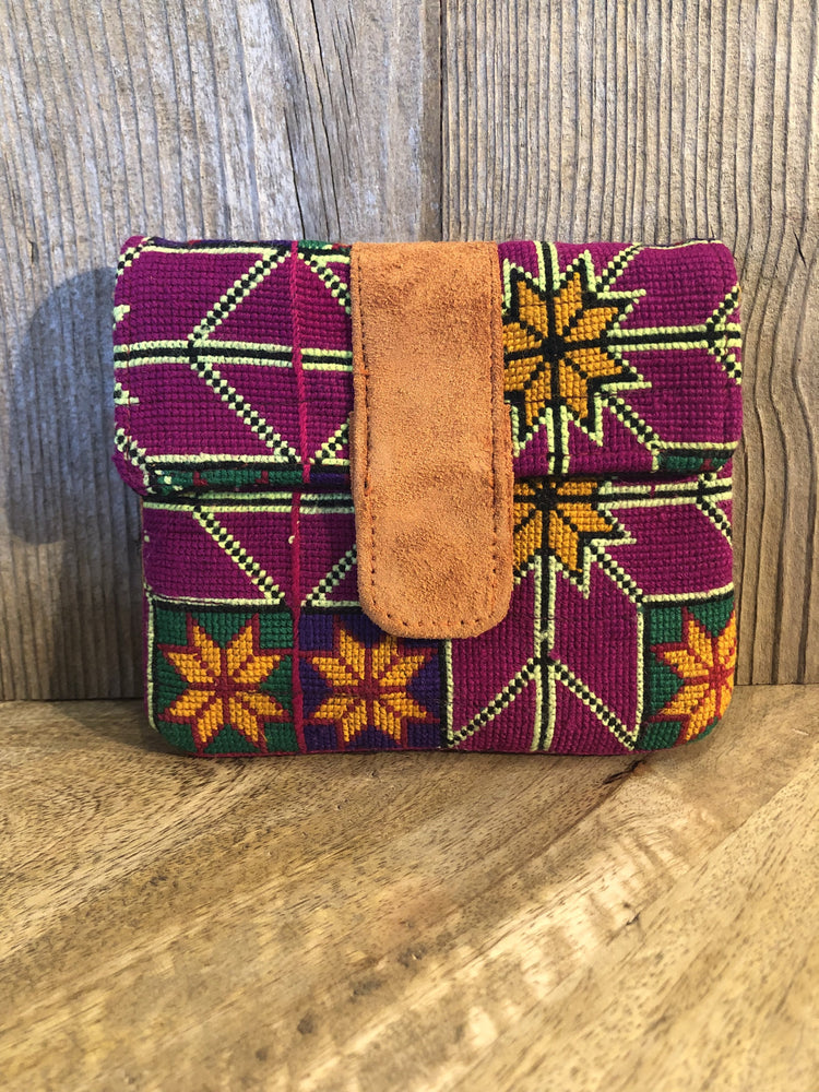 Square Suede Pouch