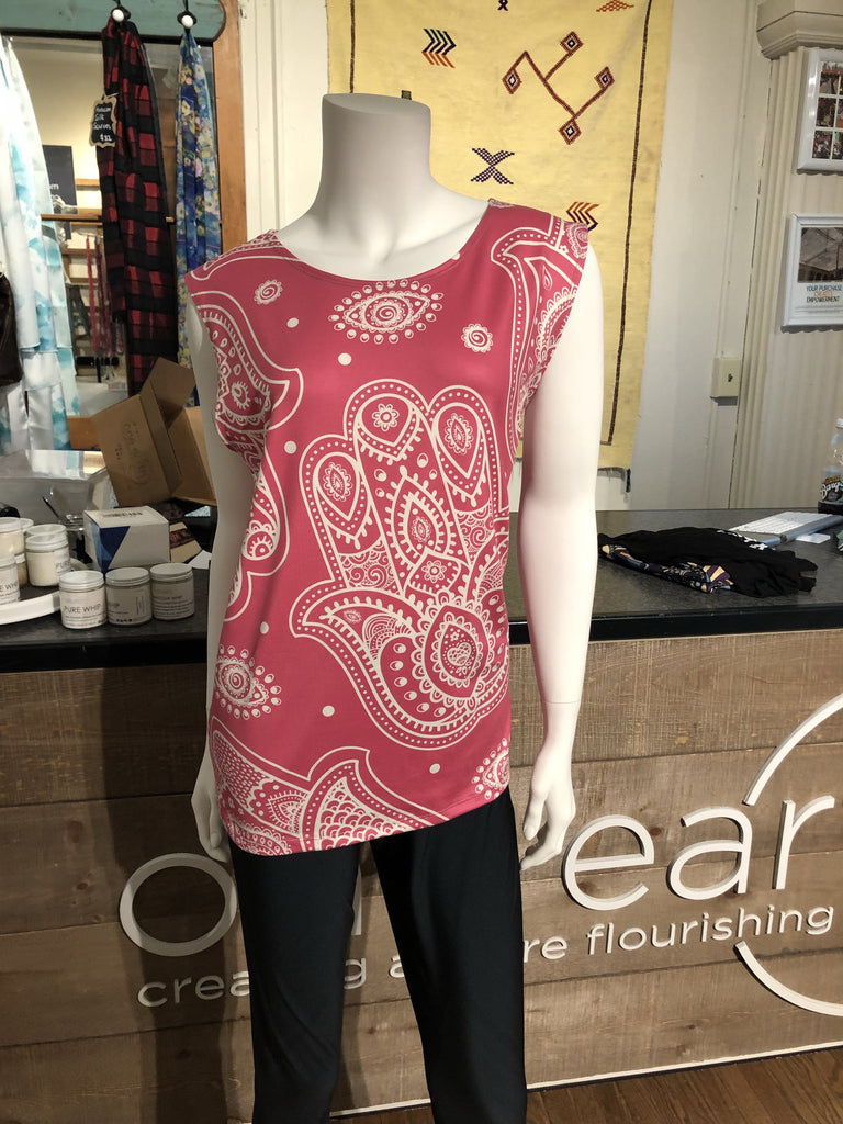 Hamsa Loose Fitting Long Tank