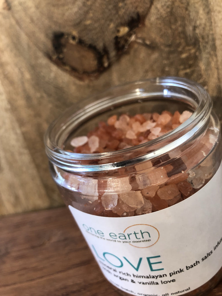 LOVE- Vanilla & Argan Oil Bath Salts