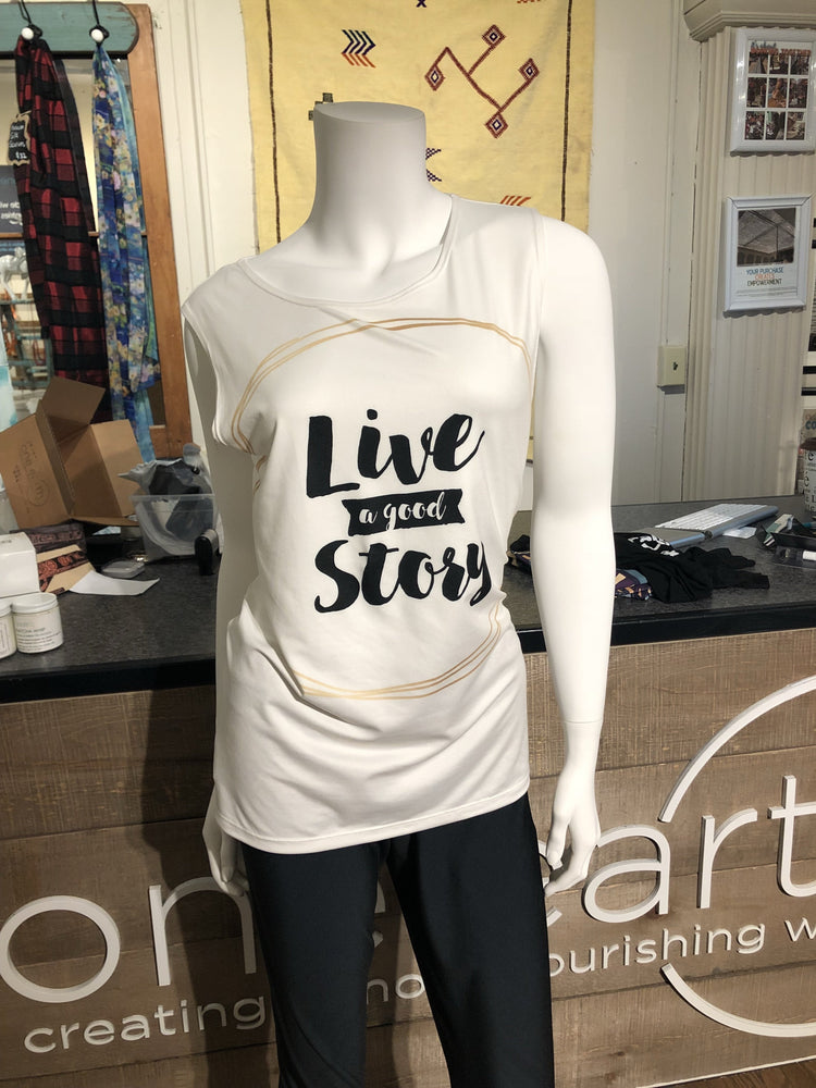 Live Loose Fitting Long Tank