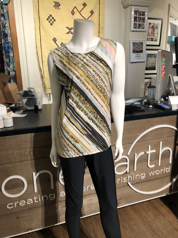 Glimmer Loose Fitting Long Tank