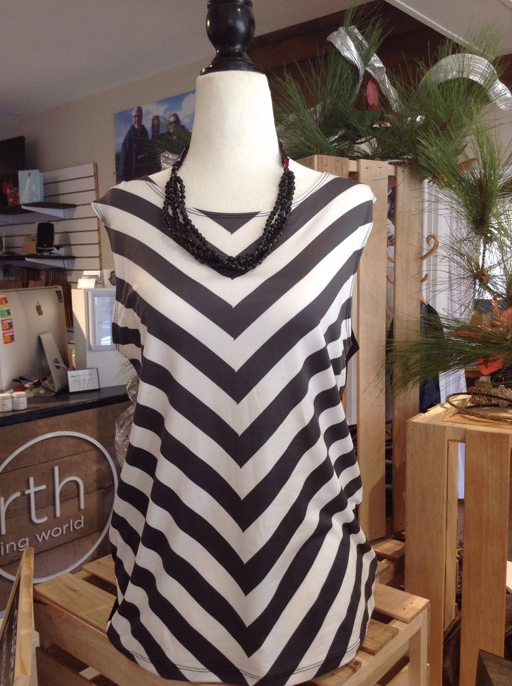 Diagonal Loose Fitting Long Tank
