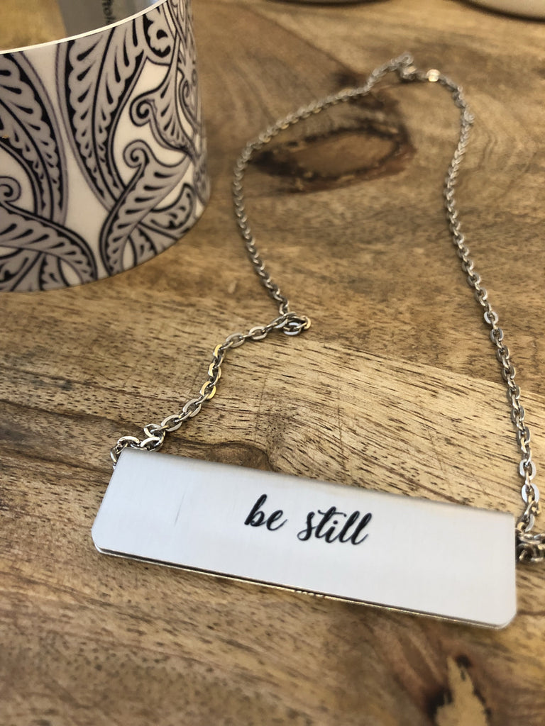 Silver Lace Necklace