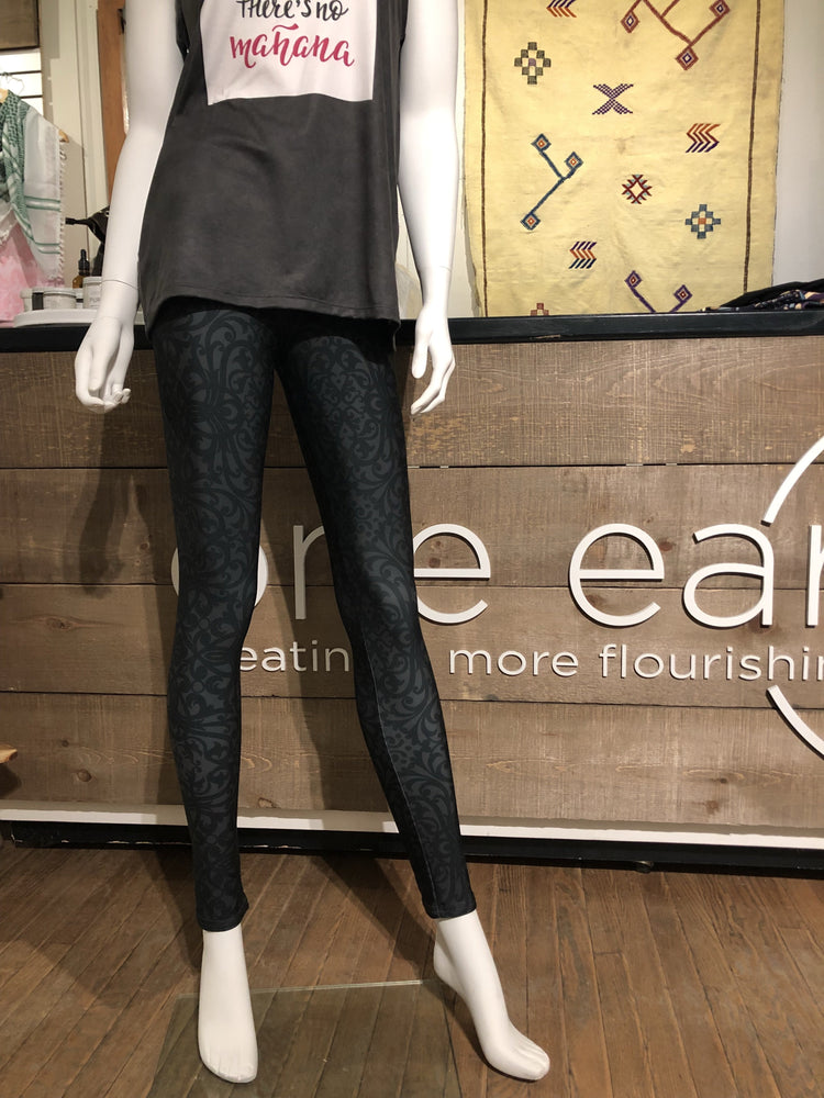 Black Baroque Leggings