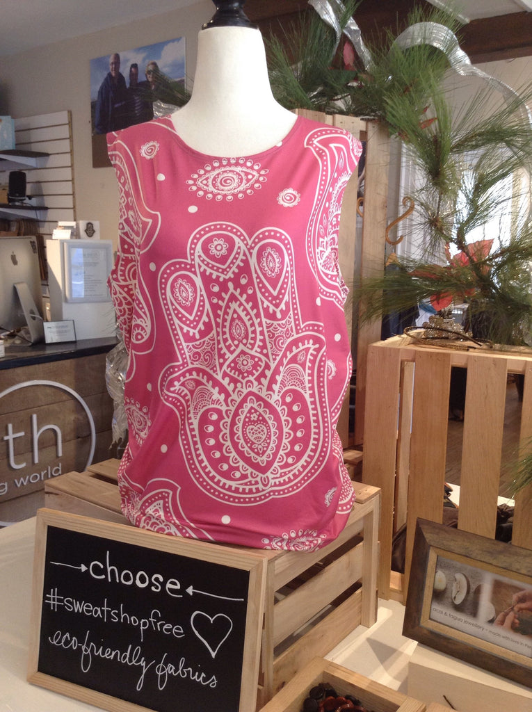 Hamsa Loose Fitting Long Tank