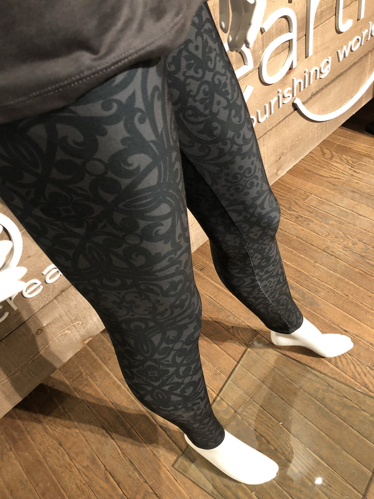 Black Baroque Leggings