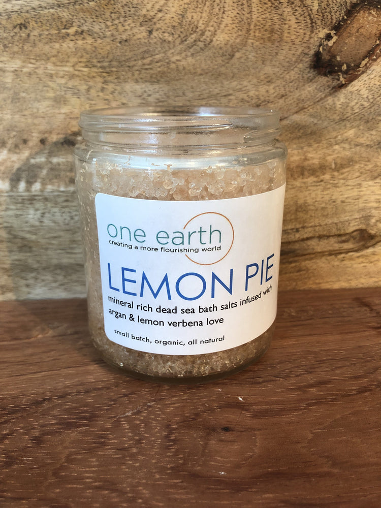 NEW - LEMON PIE- Lemon Verbena, Vanilla & Argan Oil Bath Salts