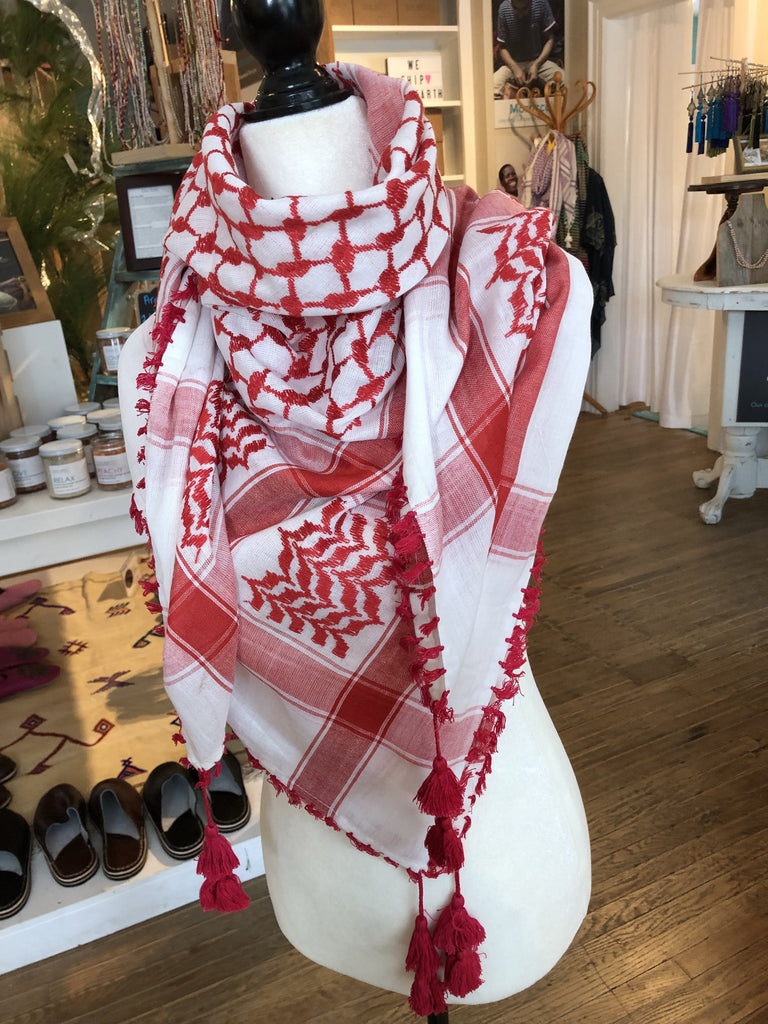 Rouge Zig Blanket Scarf