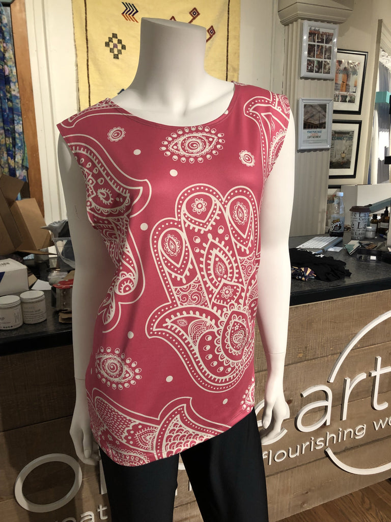 Hamsa Loose Fitting Long Tank