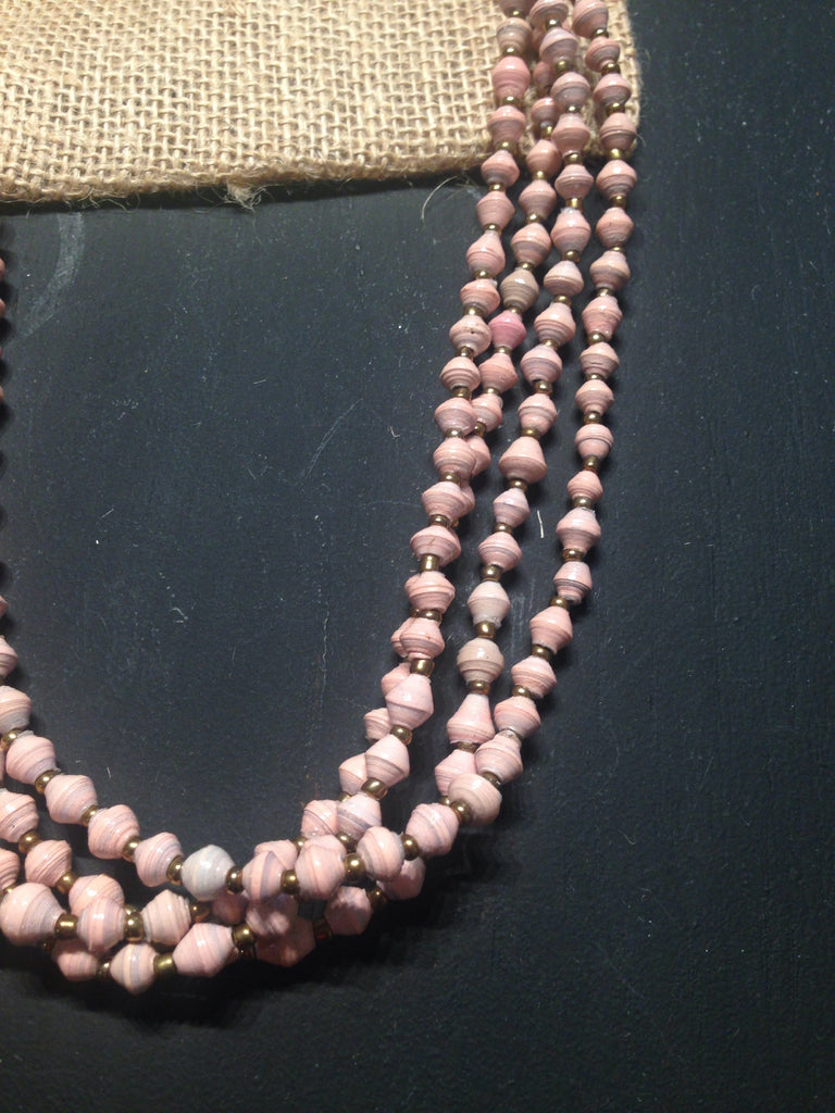 Double Necklace (Ballet Pink)