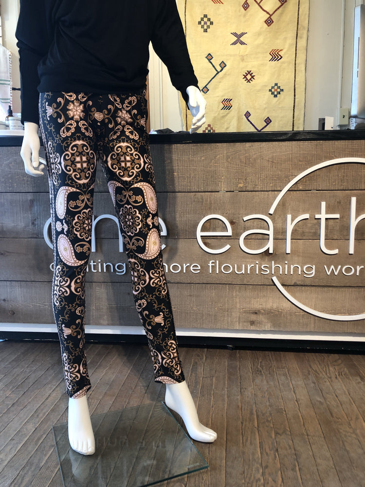 Paisley Pink Leggings
