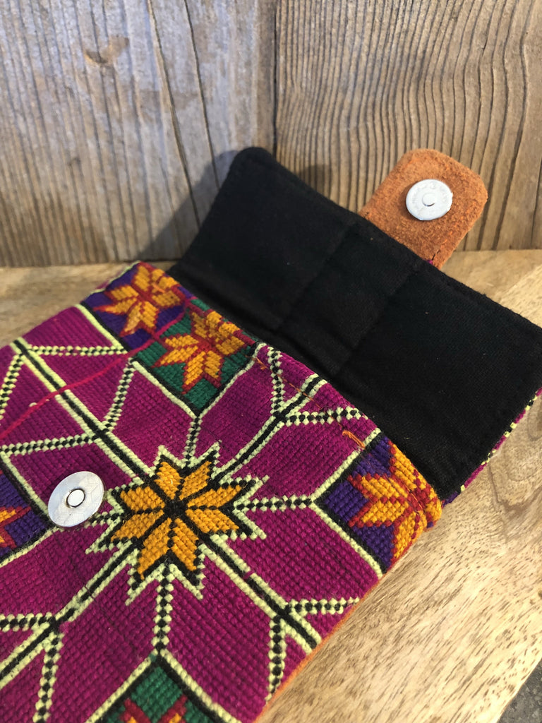 Square Suede Pouch