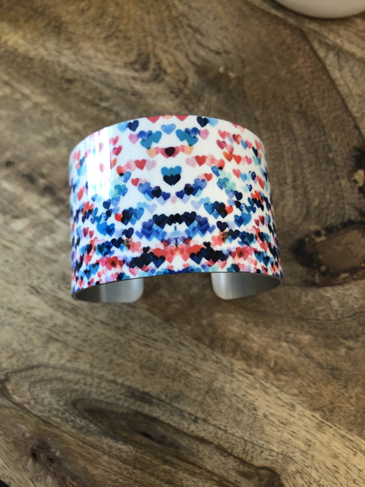 Hearts Cuff Bracelet