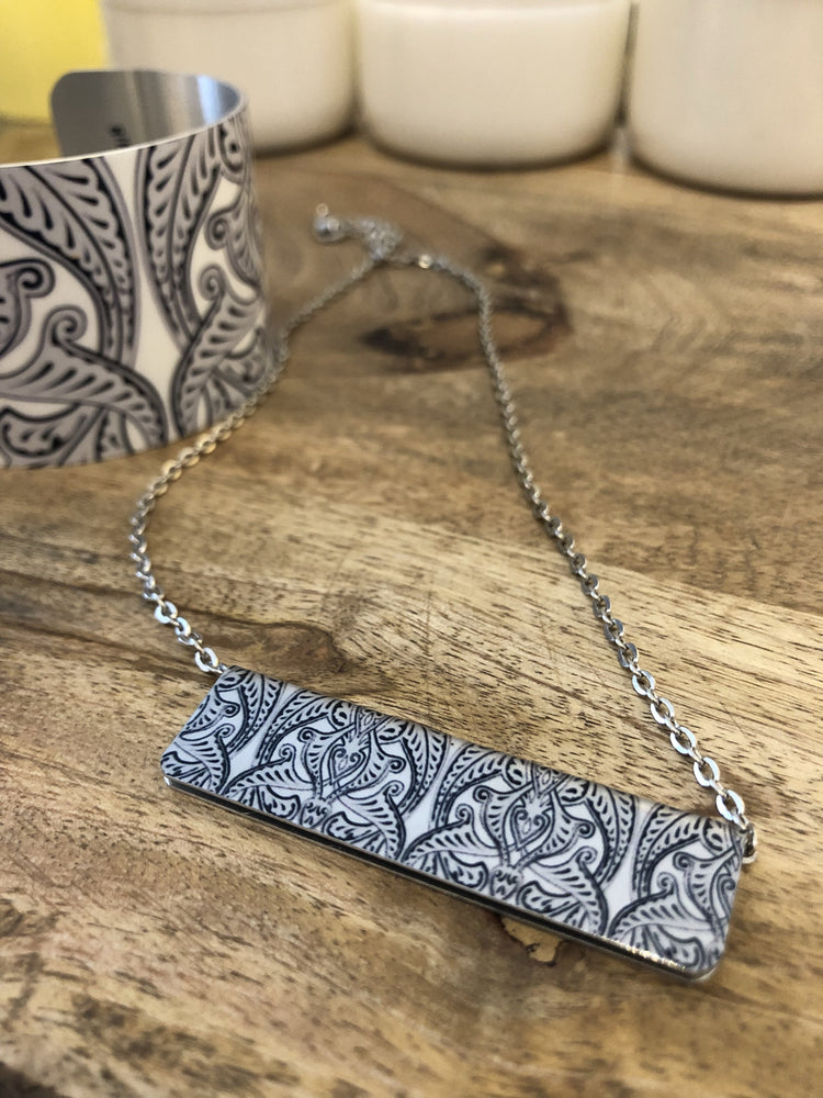 Silver Lace Necklace