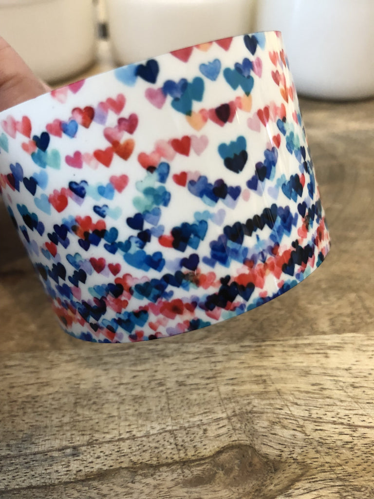 Hearts Cuff Bracelet