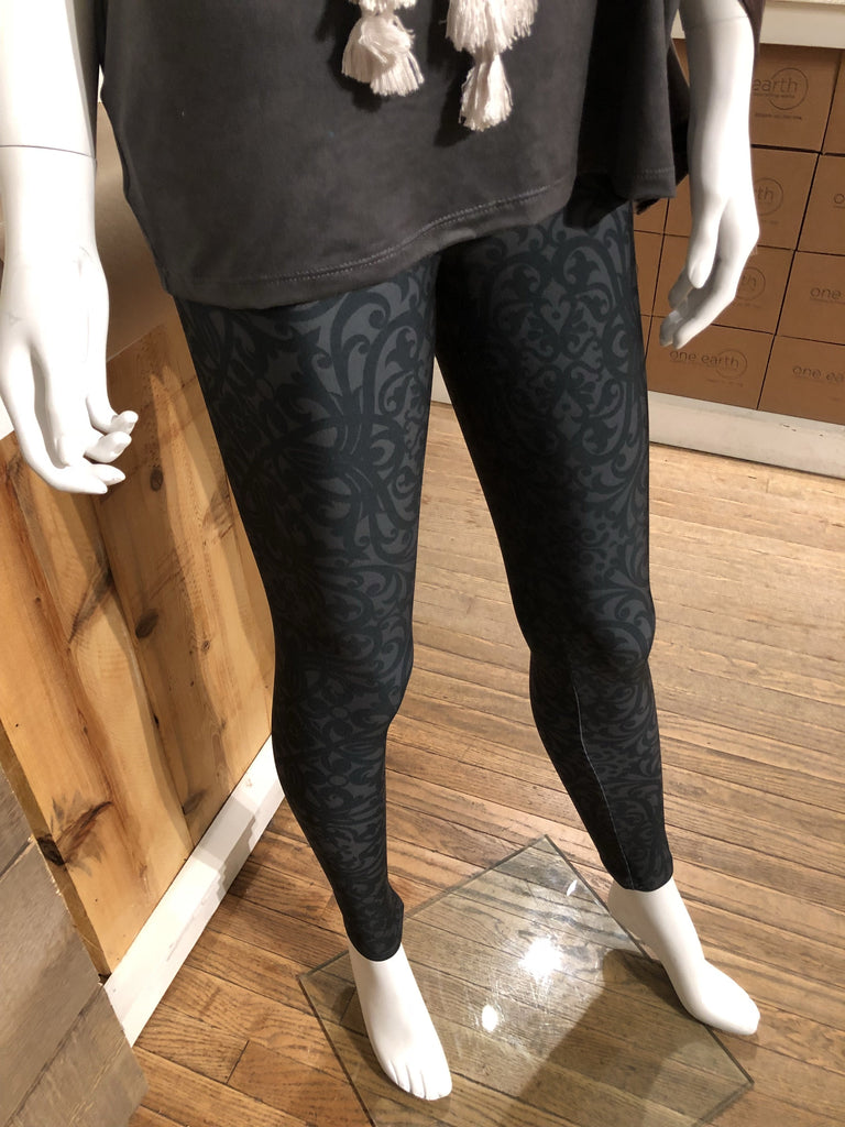 Black Baroque Leggings