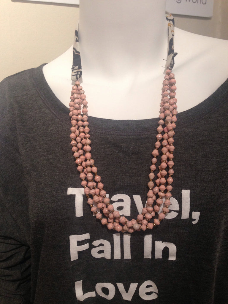 Double Necklace (Ballet Pink)