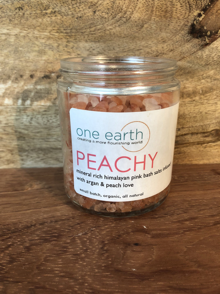 PEACHY- Peach & Argan Oil Bath Salts