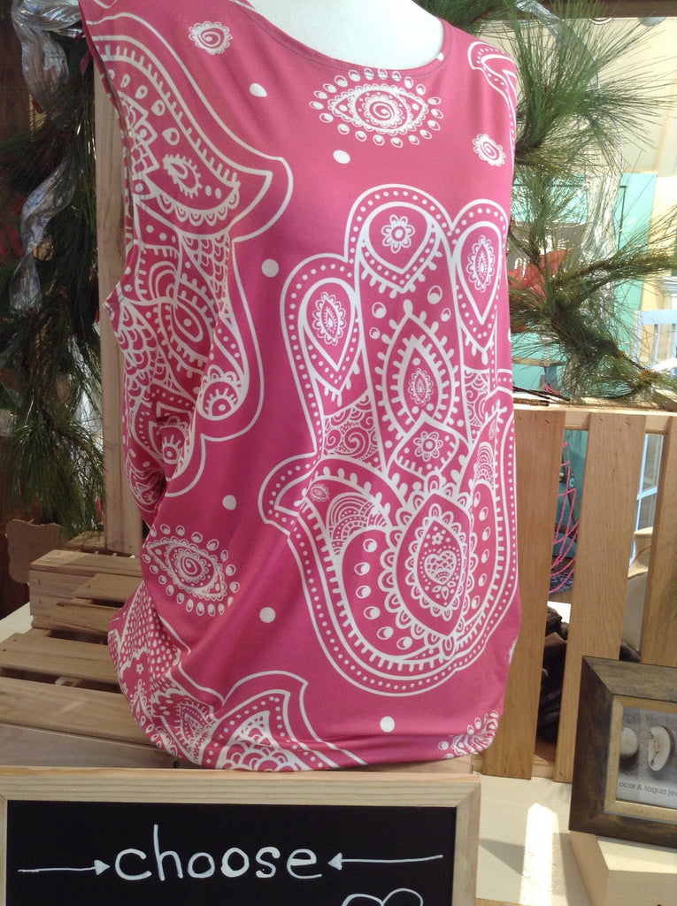 Hamsa Loose Fitting Long Tank