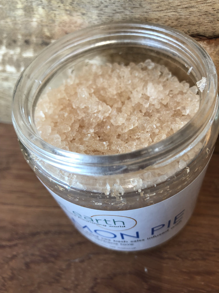 NEW - LEMON PIE- Lemon Verbena, Vanilla & Argan Oil Bath Salts