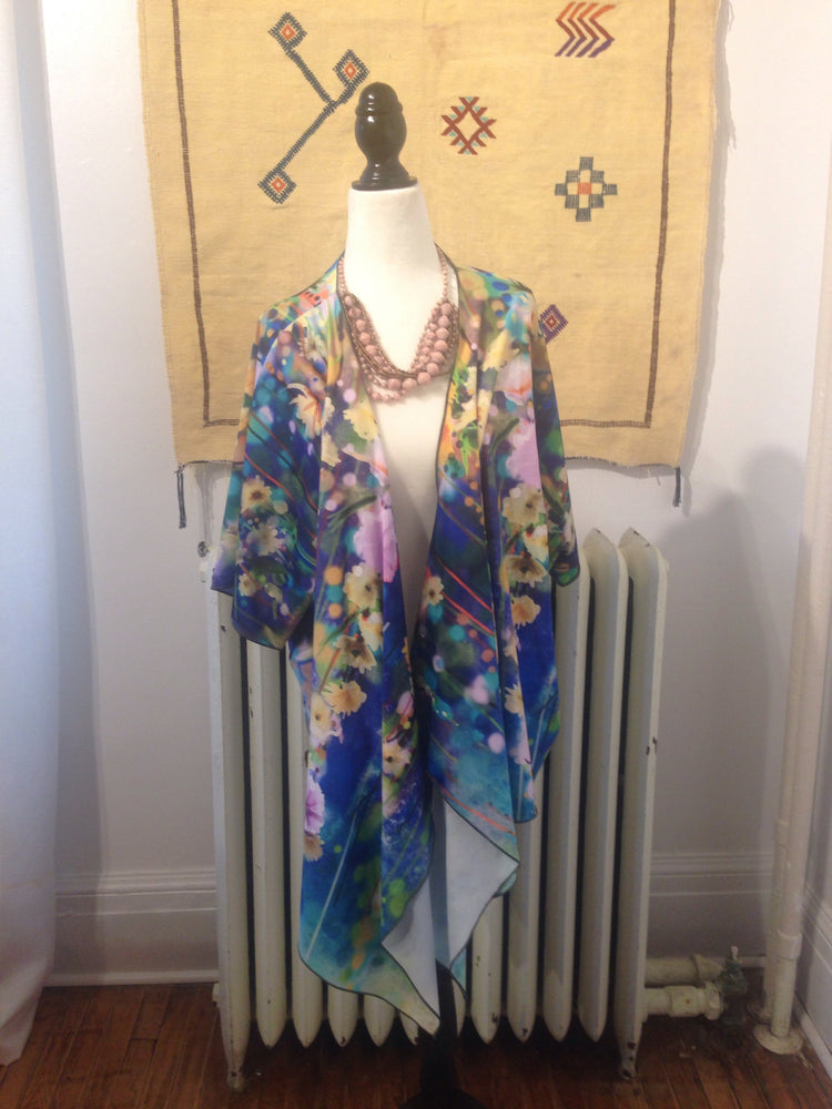 Flora Draped Kimono