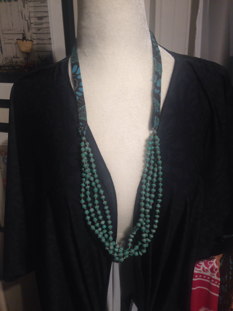Double Necklace (Winter Turquoise)
