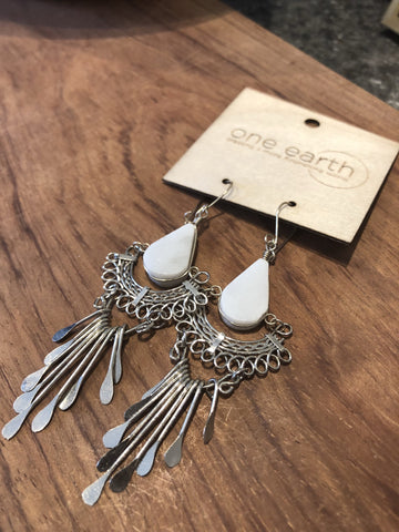 Bala Earrings (white)