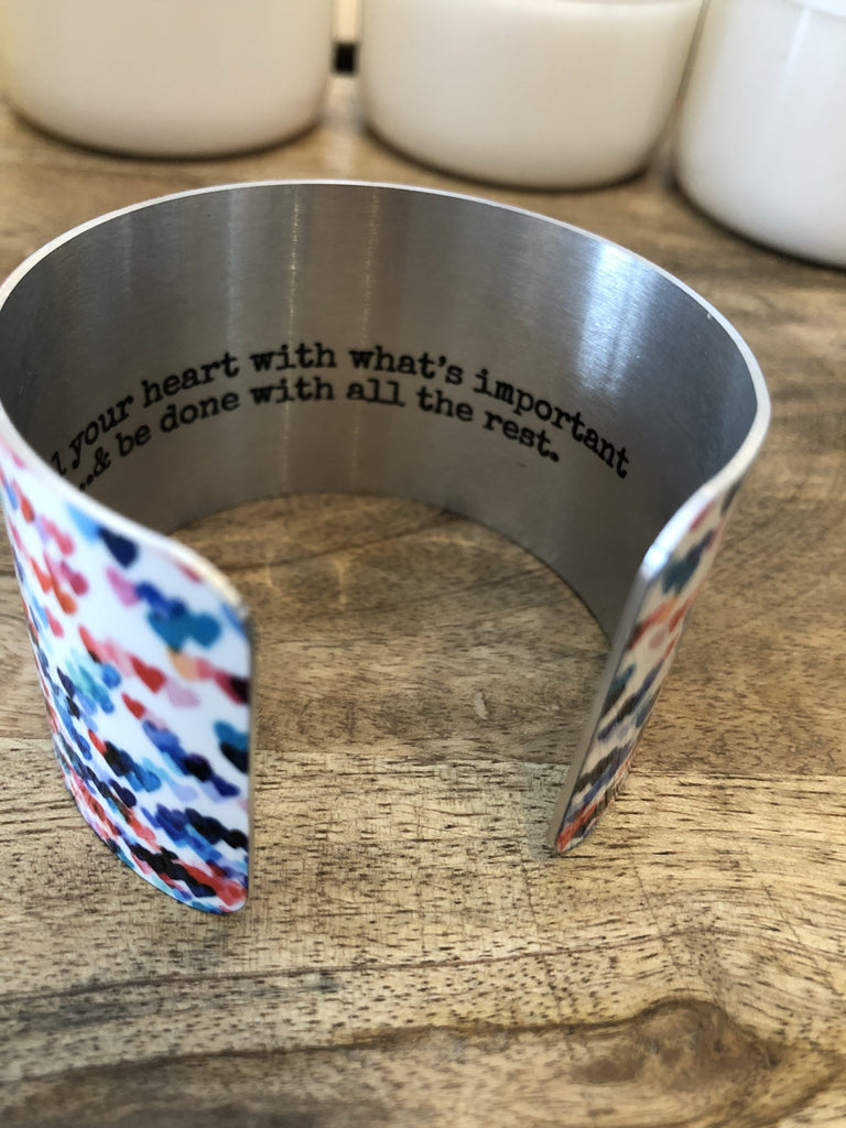 Hearts Cuff Bracelet