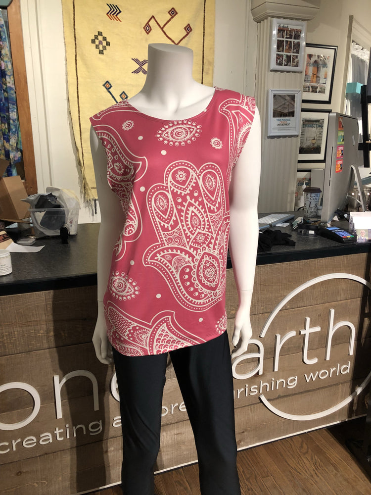 Hamsa Loose Fitting Long Tank