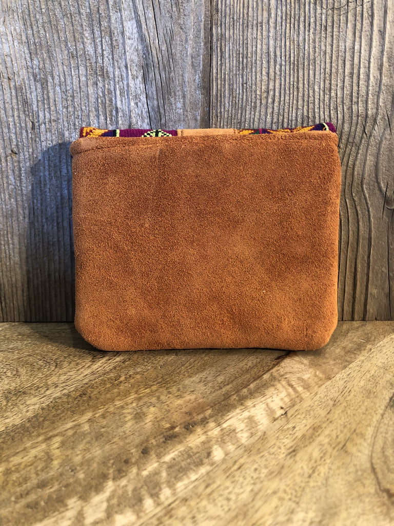 Square Suede Pouch