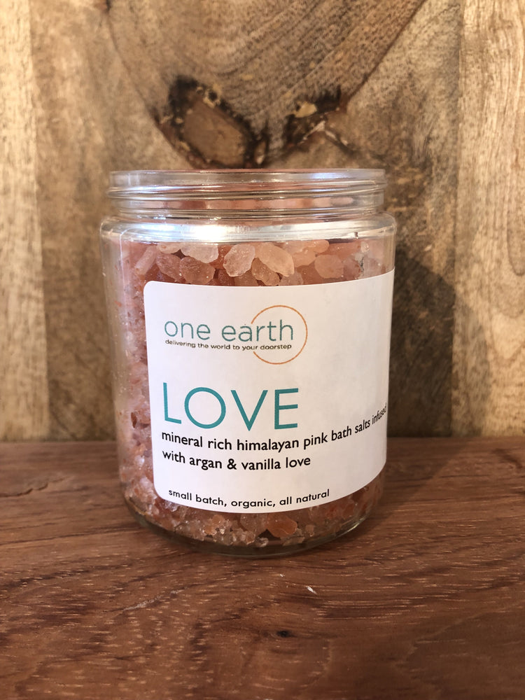 LOVE- Vanilla & Argan Oil Bath Salts