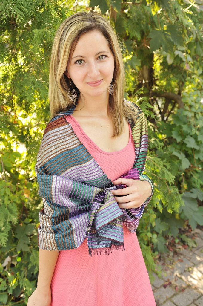Rouge Moroccan Silk Scarf