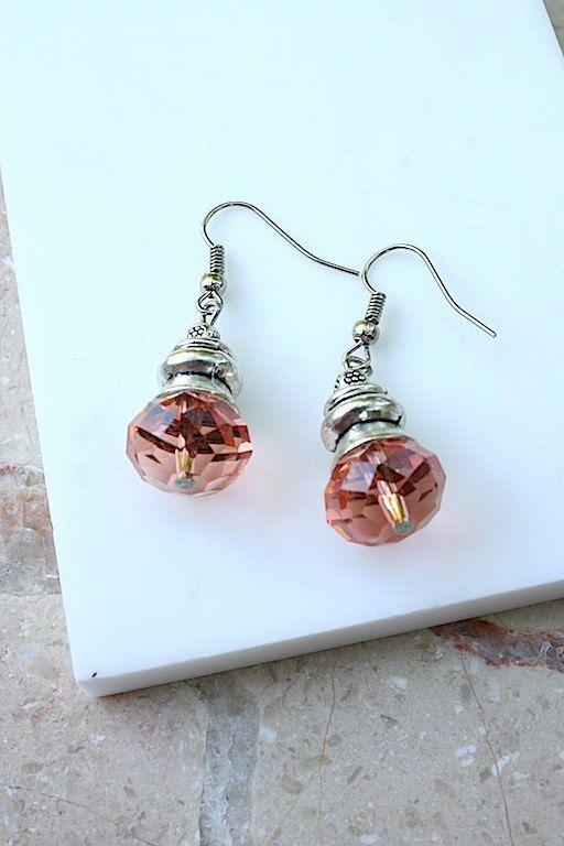 Jewellery & Fashion Accessories - Sparkle In Peach Earrings