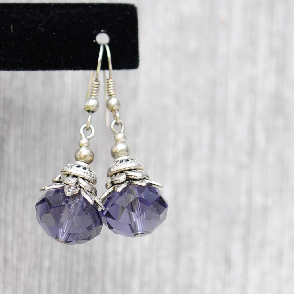 Jewellery & Fashion Accessories - Sparkle In Purple Earrings
