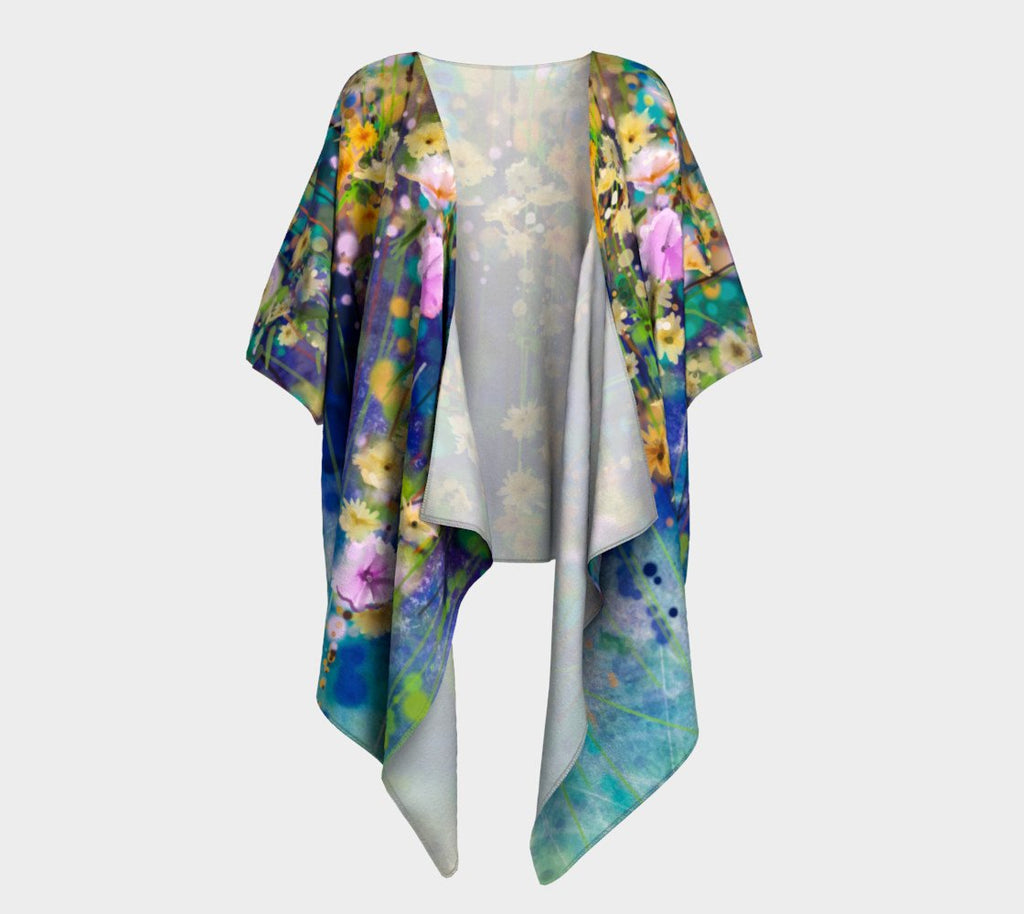 Flora Draped Kimono