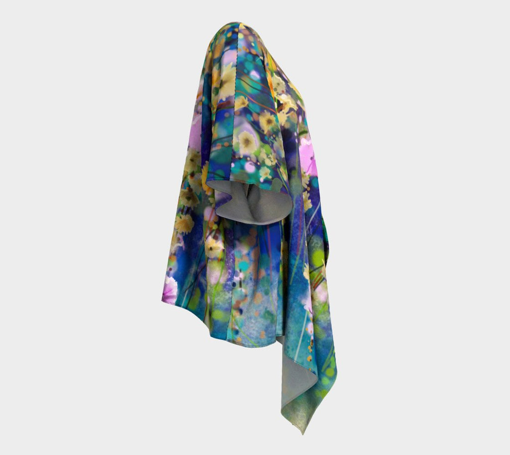 Flora Draped Kimono
